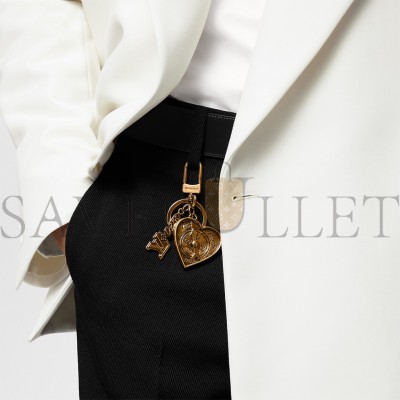 LOUIS VUITTON LOVERS HEART BAG CHARM & KEY HOLDER M01711